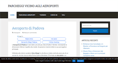 Desktop Screenshot of padova-airport.it