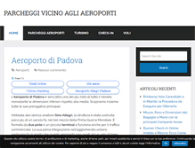 Tablet Screenshot of padova-airport.it